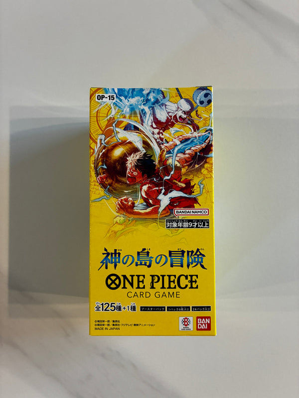 One Piece Card Game Adventure on the Island of the Gods OP-15 Booster Box Japanese Sealed