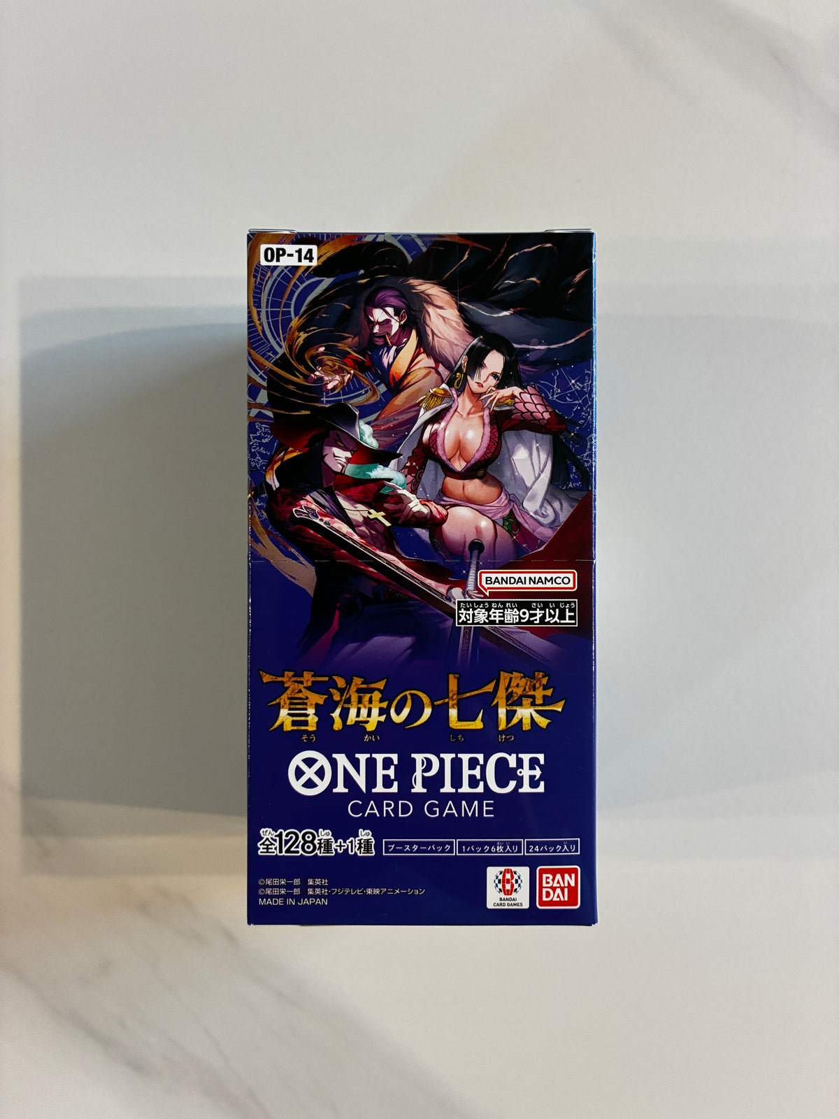 One Piece Card Game The Azure Sea's Seven OP-14 Booster Box Japanese Sealed